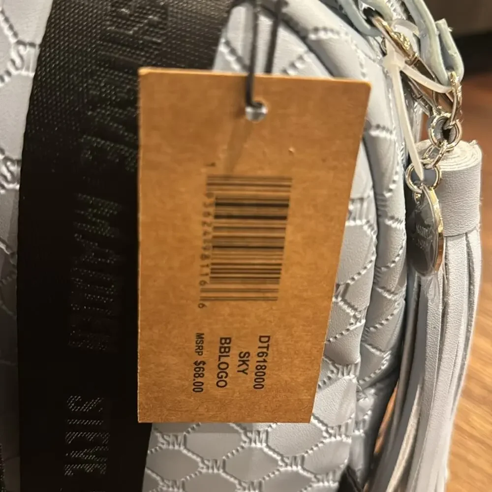 Steve Madden NWT Sky BBLogo Backpack w/front zip pocket and adjustable straps.
